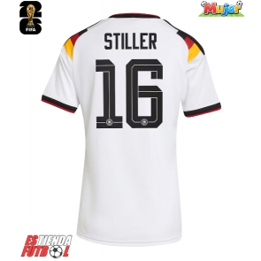 Alemania Angelo Stiller #16 Primera Equipación Mujer Mundial 2026 Manga Corta